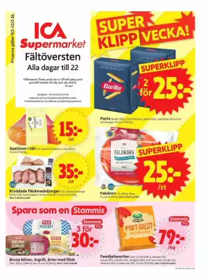 ICA Supermarket reklamblad