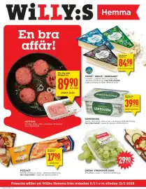 Willys Hemma reklamblad vecka 7 Sida 1