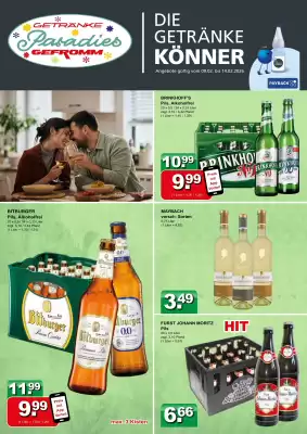 Getränkeparadies Gefromm Prospekt (gültig bis 14-02)
