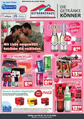 Getränkehaus Prospekt (gültig bis 21-02)
