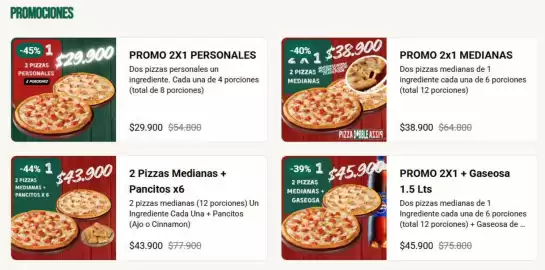 Catálogo Pizza Doble Pizza Página 1