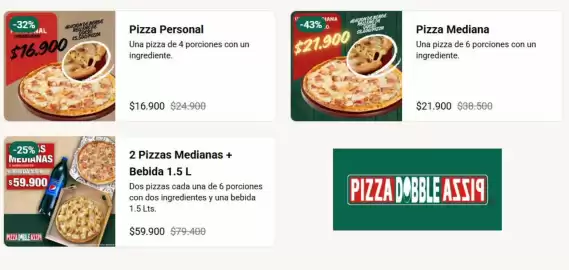 Catálogo Pizza Doble Pizza Página 3
