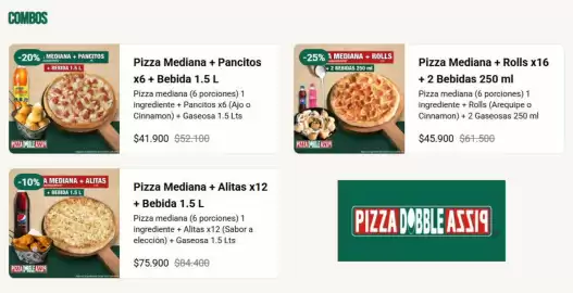 Catálogo Pizza Doble Pizza Página 4