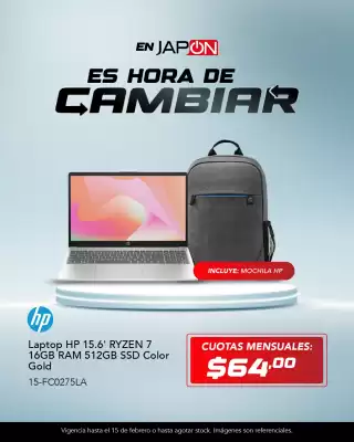 Catálogo Almacenes Japón (válido hasta 15-02)