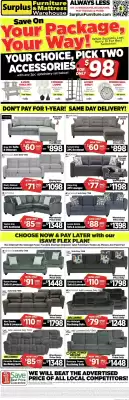 Surplus Furniture flyer (valid until 17-02)