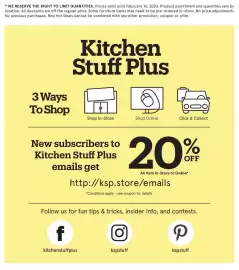 Kitchen Stuff Plus flyer week 7 Page 8