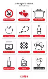 Coles catalogue week 7 Page 1
