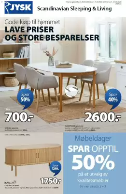 JYSK kundeavis (gyldig til 21-02)