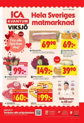ICA Kvantum reklamblad (giltig till och med 15-02)