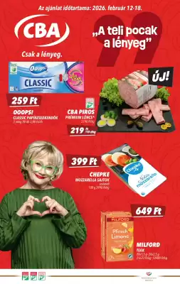 CBA akciós újság (érvényes eddig: 18-02)