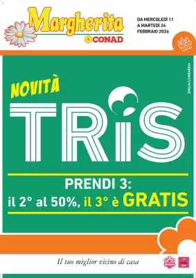 Volantino Conad Margherita (valido fino al 24-02)
