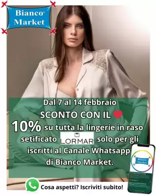 Volantino Bianco Market (valido fino al 14-02)