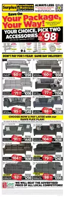 Surplus Furniture flyer
