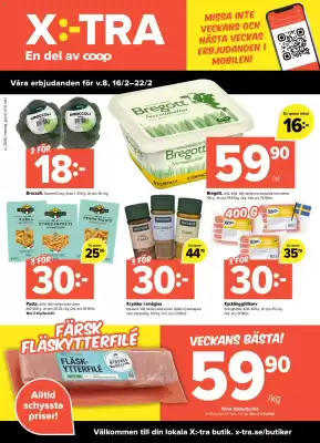 Coop Extra reklamblad (giltig till och med 22-02)
