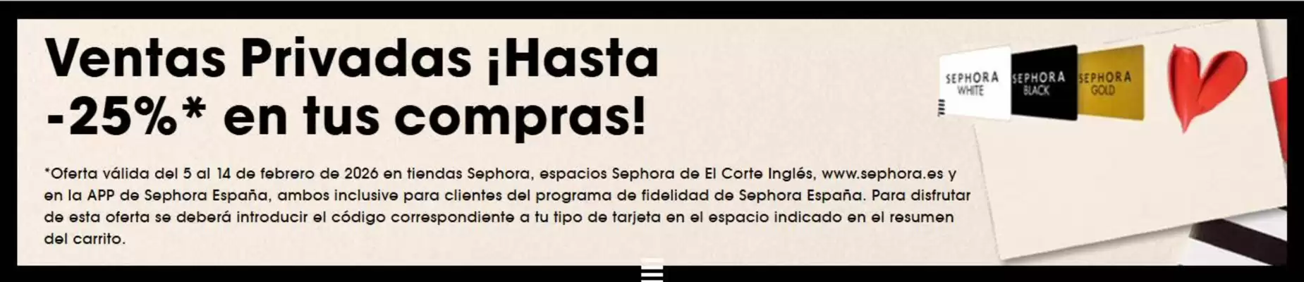 Catálogo Sephora (válido hasta el 14-02)