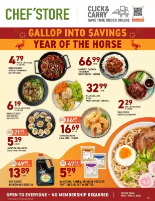 US Foods Chef's Store weekly ad (valid until 22-02)