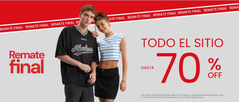 Catálogo Fashion's Park (válido hasta 10-02)