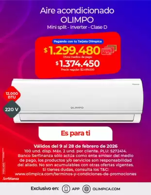 Catálogo Olímpica (válido hasta 28-02)