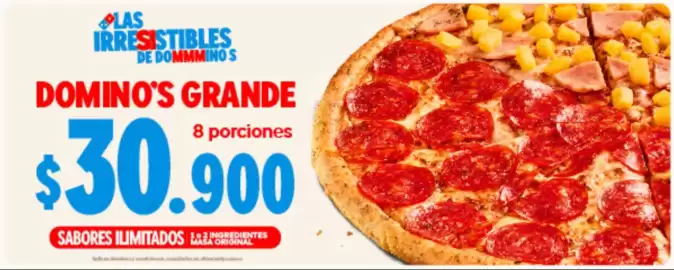 Catálogo Domino's Pizza Página 1