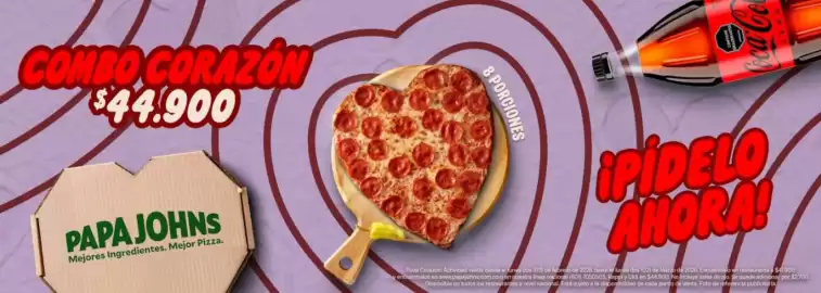 Catálogo Papa John's Página 1