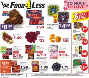 Food 4 Less weekly ad week 7 Page 1