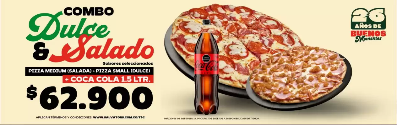 Catálogo Salvator's Pizza (válido hasta 26-02)