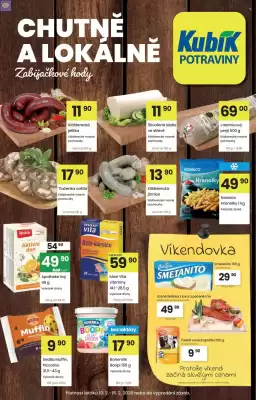Kubík potraviny leták