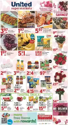 United Supermarkets weekly ad (valid until 18-02)
