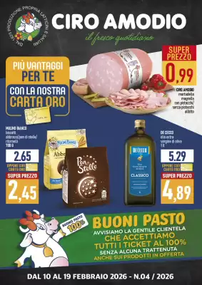 Volantino Ciro Amodio (valido fino al 19-02)