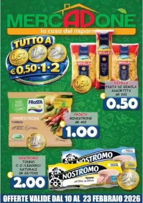Volantino MercADone (valido fino al 23-02)