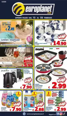 Volantino Europlanet Casa (valido fino al 22-02)