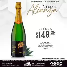 Folleto Bodegas Alianza Página 1