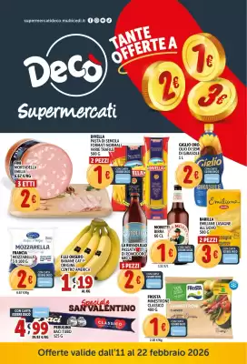 Volantino Deco Supermercati (valido fino al 22-02)