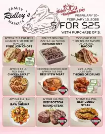 Ridley's Family Markets weekly ad week 7 Page 1