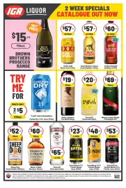 IGA Liquor catalogue Page 1