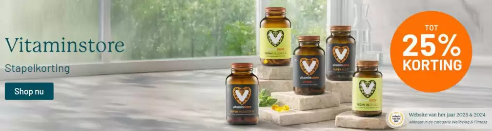 Vitaminstore folder week 7 Pagina 1