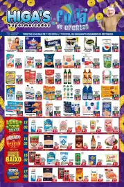 Folheto Higa's Supermercado semana 7 Página 1