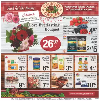 Country Grocer flyer (valid until 19-02)