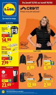 Catalogue Lidl (valable jusqu'au 16-02)