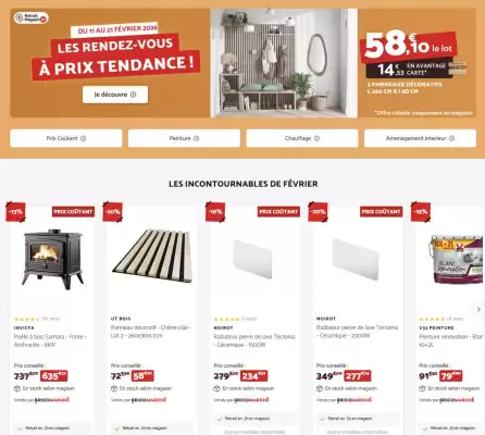 Catalogue Bricomarché (valable jusqu'au 21-02)