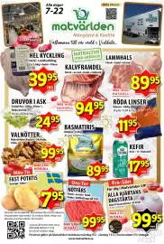 Matvärlden Tensta reklamblad vecka 7 Sida 1