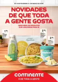 Folheto Continente | Novidades de que toda a gente gosta Página 1