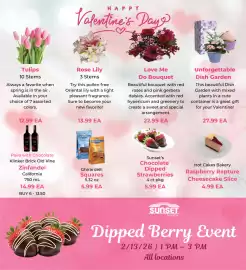 Sunset Foods weekly ad week 7 Page 1