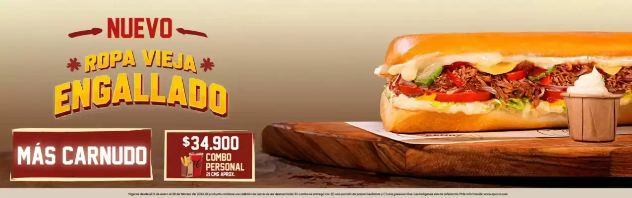 Catálogo Sandwich Qbano (válido hasta 28-02)