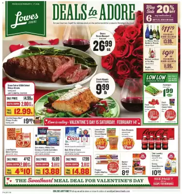 Lowes Foods weekly ad (valid until 18-02)