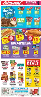 Schnucks weekly ad (valid until 25-02)