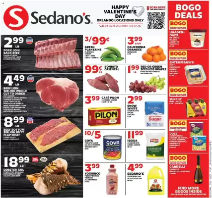 Sedano's weekly ad (valid until 18-02)