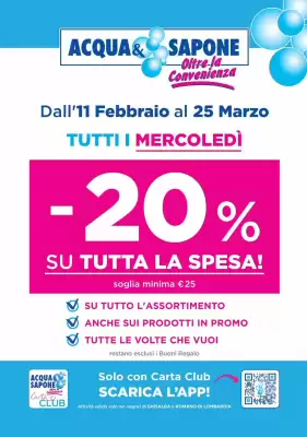 Volantino Acqua & Sapone (valido fino al 25-03)