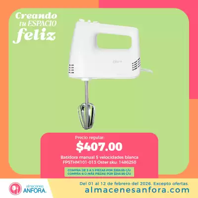 Catálogo Almacenes Anfora (válido hasta 12-02)