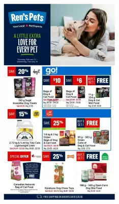 Ren’s Pets Depot flyer (valid until 18-02)